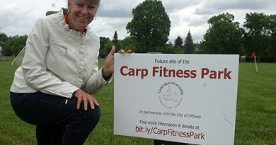 Join the CHA March 28 for a fundraiser for the Carp Fitness Park. Photo by Jake Davies