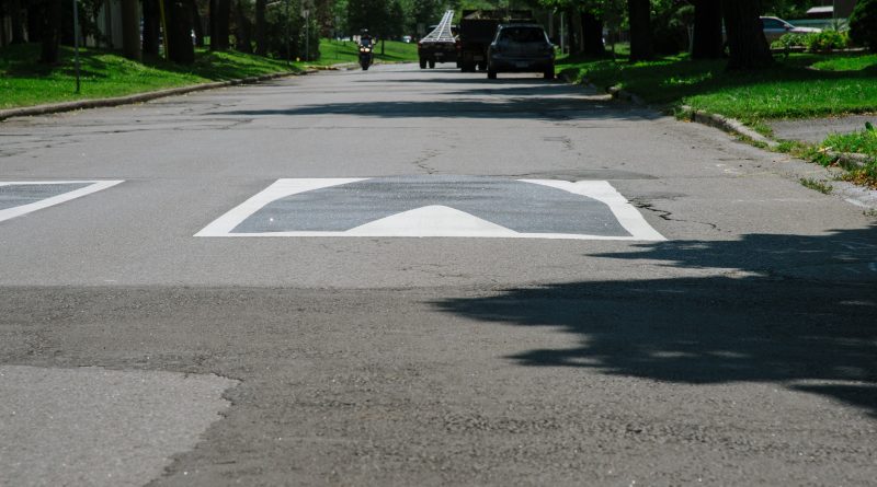 This 3D traffic calming measure is significantly less expensive than traditional humps. Photo submitted