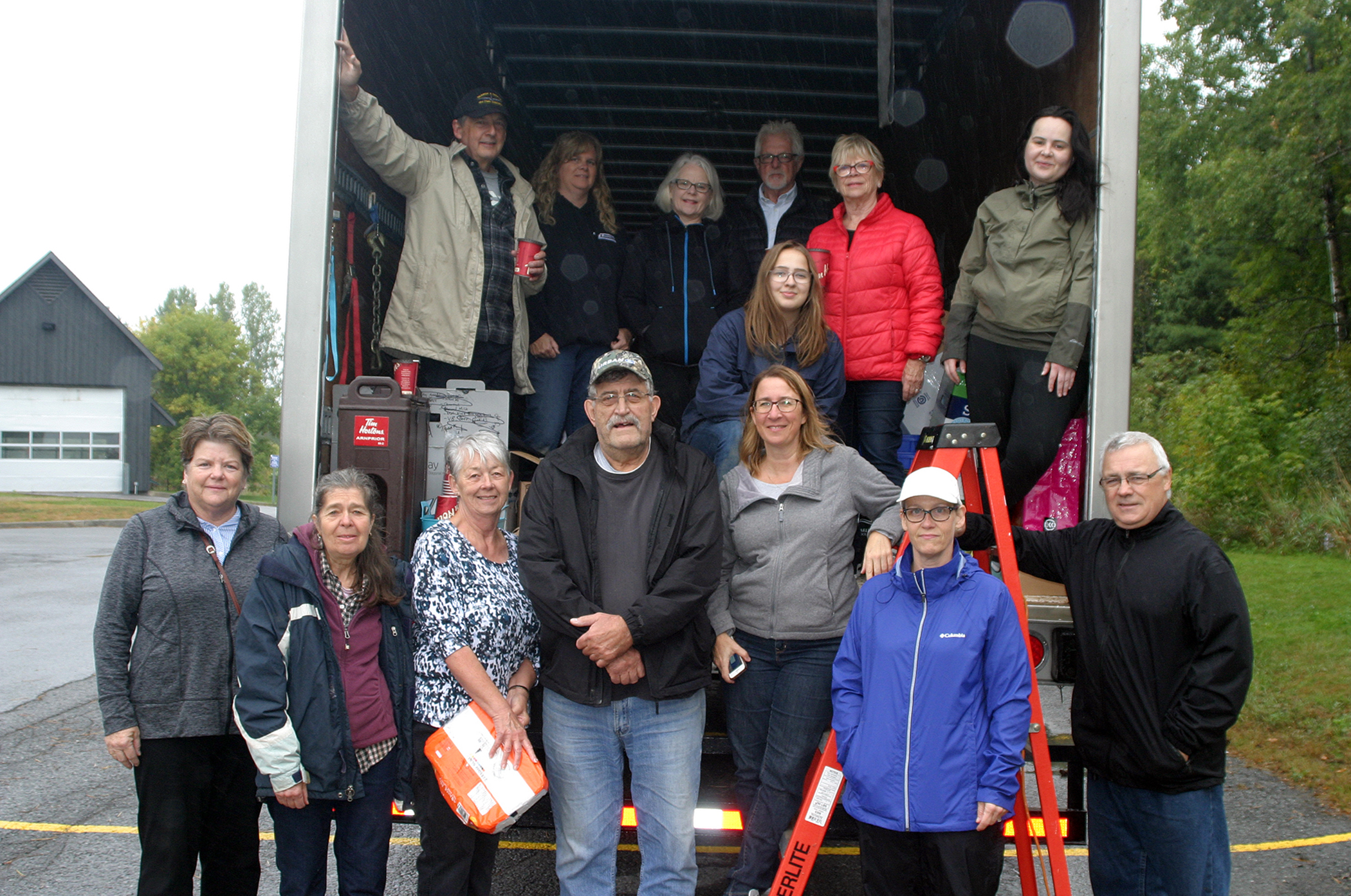 West Carleton Food Access Centre volunteers prepare for a busy week. Photo by Jake Davies