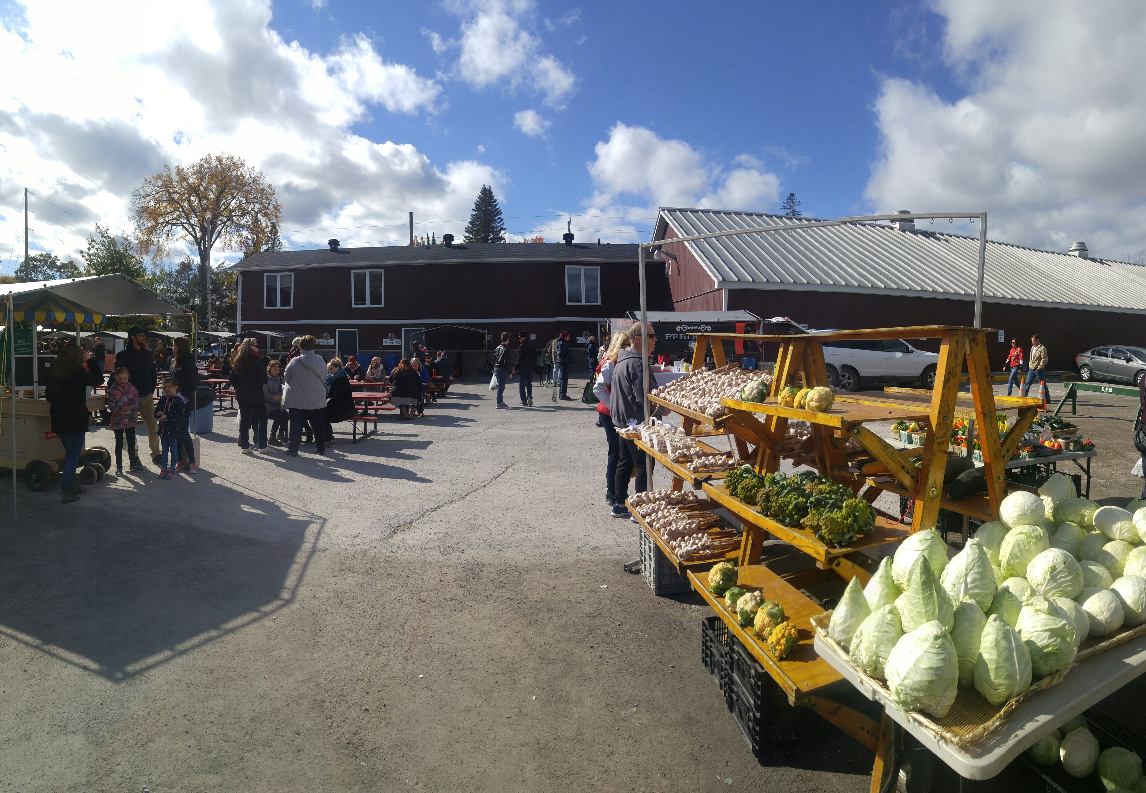 A beautiful Saturday at the Carp Farmers' Market. Photo by Jake Davies