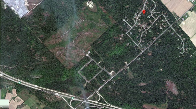 As no damage was visible from the road and West Carleton Online will not venture on private property uninvited so no photos were taken. The residents were able to return to their home after the incident. Courtesy Google Maps