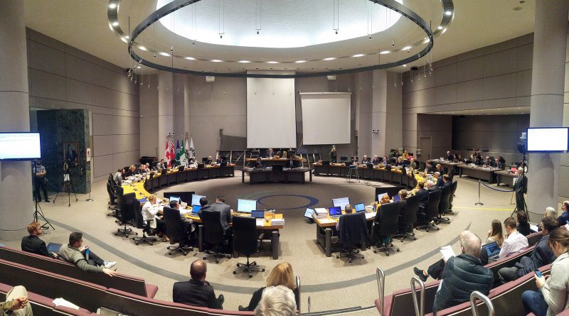 Ottawa council had a marathon session today (March 6) passing the 2019 budget and Phase 2 of the LRT. Photo by Jake Davies