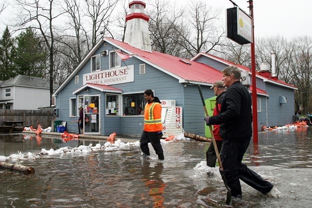 MVCA engineer John Price says 2017 flooding in West Carleton was not quite at a 50-years flood level. Photo by Jake Davies