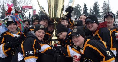 The Warriors earned $1100,000 for tornado relief in West Carleton after winning the Good Deeds Cup. Three of their stories made this month's Top 10. Photo by Jake Davies
