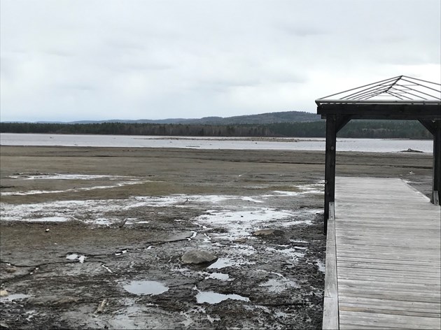 Pembroke resident Dave Smyth posted this photo of the Ottawa River taken just above the Rolphton dam on May 13. Courtesy Dave Smyth (Twitter)﻿