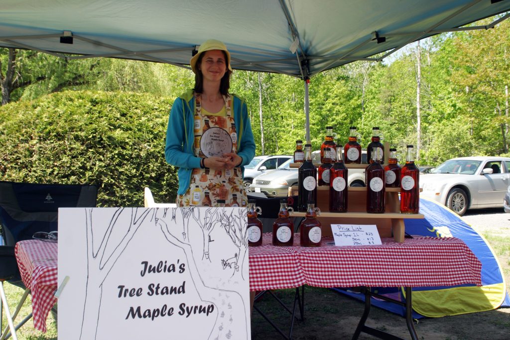 The Maple syrup season isn't over yet, as Julia's Tree Stand and the Constance Bay Community Market must be one of the last places to still have that liquid gold for sale. Photo by Jake Davies﻿