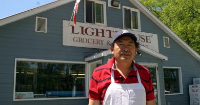 Lighthouse Restaurant owner Ji and his wife Sandy Zhang have dealt with two huge floods and now a pandemic in the last four years. Photo by Jake Davies