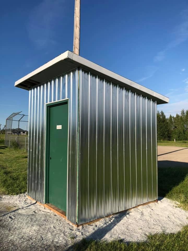 The completed shed. Photo by Kim Wood