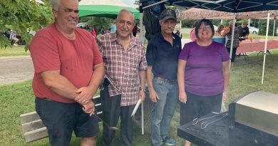 The barbecue chefs were kept busy at last Saturday's St. George Anglican Church's annual corn roast in Fitzroy Harbour. Courtesy Coun. Eli El-Chantiry