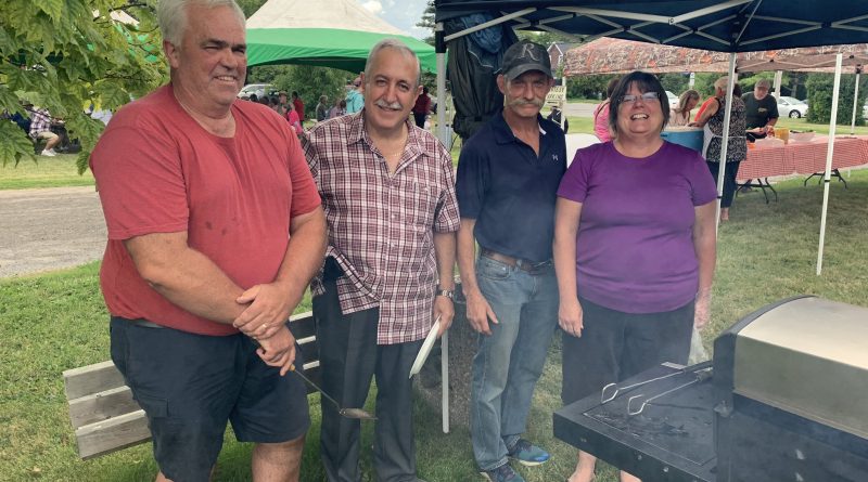 The barbecue chefs were kept busy at last Saturday's St. George Anglican Church's annual corn roast in Fitzroy Harbour. Courtesy Coun. Eli El-Chantiry