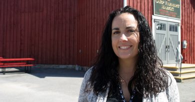 NDP candidate, Melissa Coenraad, photographed at the Carp Fairgrounds, grew up in a rural community similar to West Carleton where having a job required access to transportation. Photo by Jake Davies