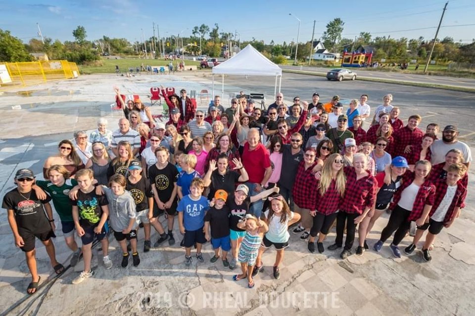 Rising from the Ruins, a fundraising concert for the WCDR organized by the Heart and Soul Cafe, was held on the site of the Dunrobin mall, destroyed in last year's tornado. Photo by Rheal Doucette﻿