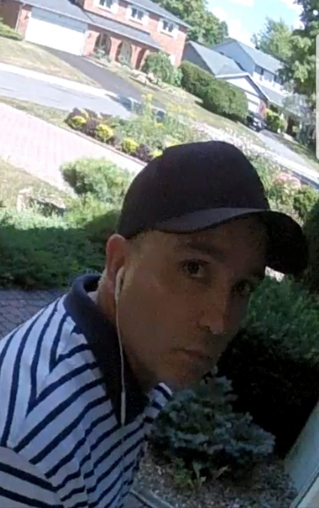 Police are looking for this suspect wanted in connection with two Kanata break and enters. Courtesy OPS