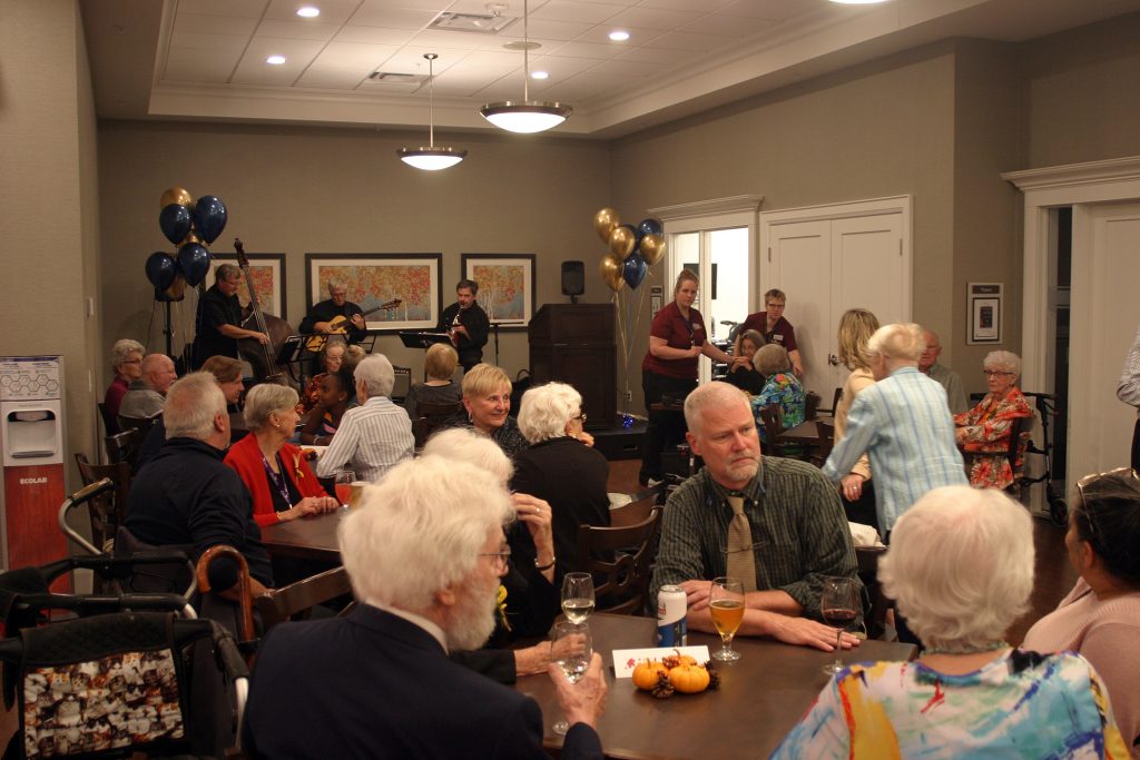 Live music was also part of the celebration as more than 150 people attended the Carp Commons Retirement Village official opening Oct. 2. Photo by Jake Davies