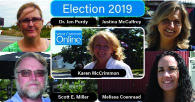 All five Kanata-Carleton candidates answered West Carleton Online's Kanata-Carleton election survey made up of questions raised from our subscribers.