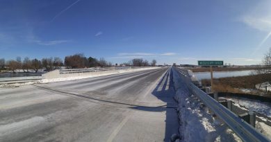 The new Mississippi River Bridge at Old Hwy. 17 as it appeared this morning moments before West Carleton Online crossed it. Photo by Jake Davies