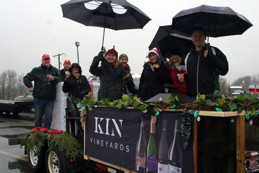 KIN Vineyards with owners Lorraine Mastersmith and Shaun McEwan at left. 