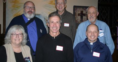 The Ecumenical Disaster Planning committee of Fitzroy Harbour includes, in the back row from left, Father John Stopa, Hugh O'Donnell and Walter Veenstra. In front are Reverend Dr. Christine Johnson, Rob Roesler and Father John Orban. Missing from the photo is Tom Jones. Photo by Jake Davies