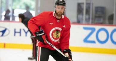 Carp native Calvin de Haan's first season with the Chicago Blackhawks has come to an end following a shoulder injury requiring surgery. Courtesy NHL.com