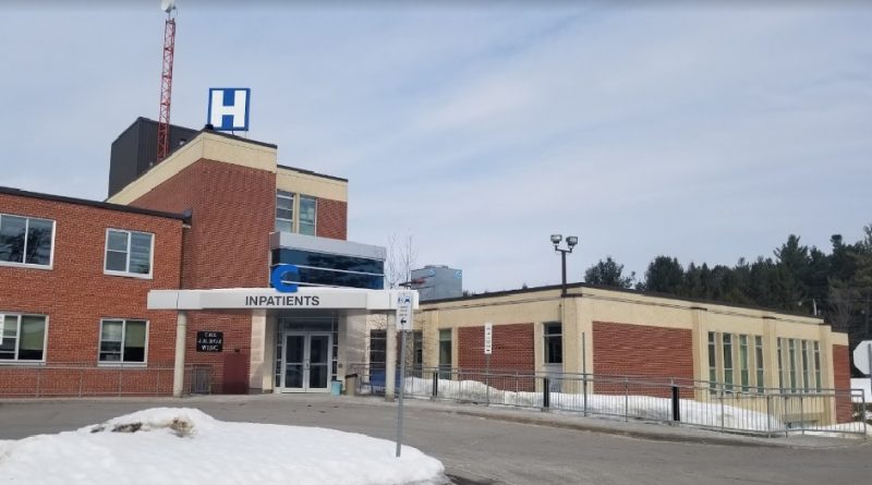 Arnprior hospital closed its doors to inpatient unit visitors for 12 days due to an influenza outbreak. Courtesy Lesley Henry