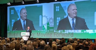 Premier Doug Ford spoke to a packed hall on Jan. 20 at the 2020 ROMA conference. Courtesy George Darouze/Twitter