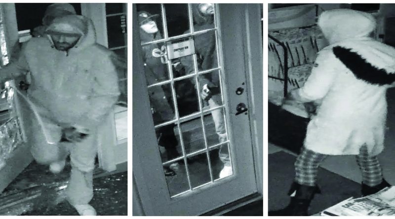 The Ottawa police released these photos of the suspects they believe were involved in the Dec. 5 break and enter. Courtesy the OPS