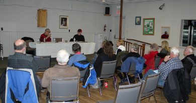 About 15 Galetta community members attended last Monday's meetings where Coun. Eli El-Chantiry spoke on area specific issues. Photo by Jake Davies
