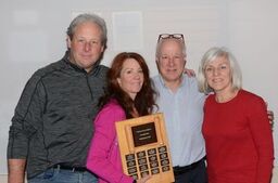 Team McLean had a grueling seven-game bonspiel and brought home the Open B Division Championship. Courtesy the HCC