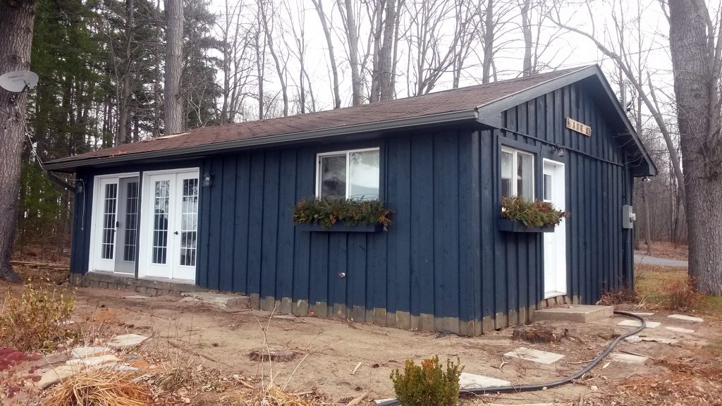 This Horton Township home had a multipoint foundation installed last December. Courtesy Triodetic Multipoint Foundations