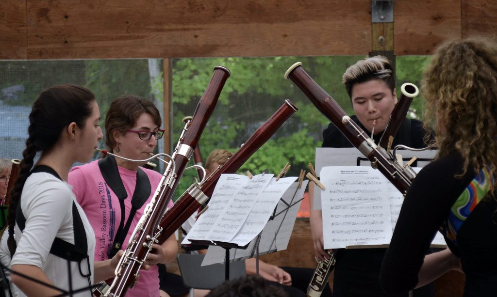 Bobby, third from left, attended Brooke Valley day camp in 2018. Courtesy Robert Thompson