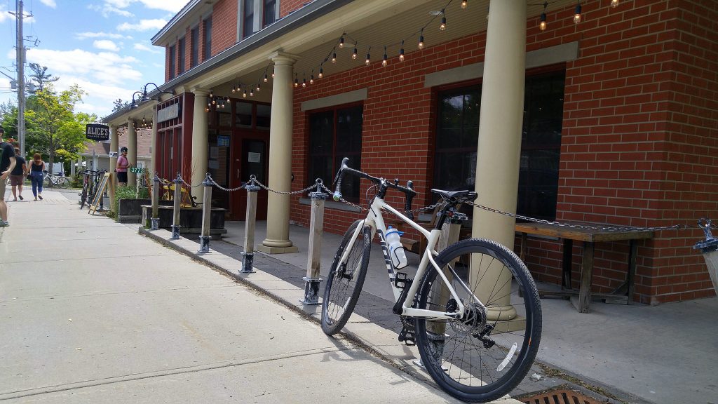 Alice's Village Café has always been a popular spot for weekend cyclists. Photo by Jake Davies