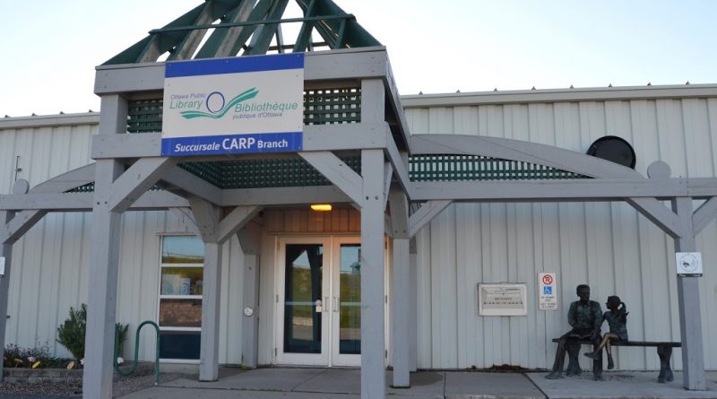 The Carp branch of the Ottawa Public Library will re-open July 13. Courtesy the OPL