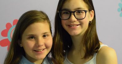 Caitlyn and Isabelle Guibord are celebrating their 12th birthday today and their Eganville grandparents want to wish them the best. Courtesy Katie Guibord