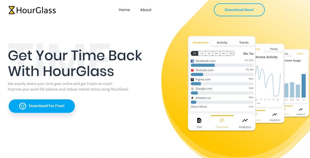 HourGlass will track your online productivity as you try to separate that work-life balance.