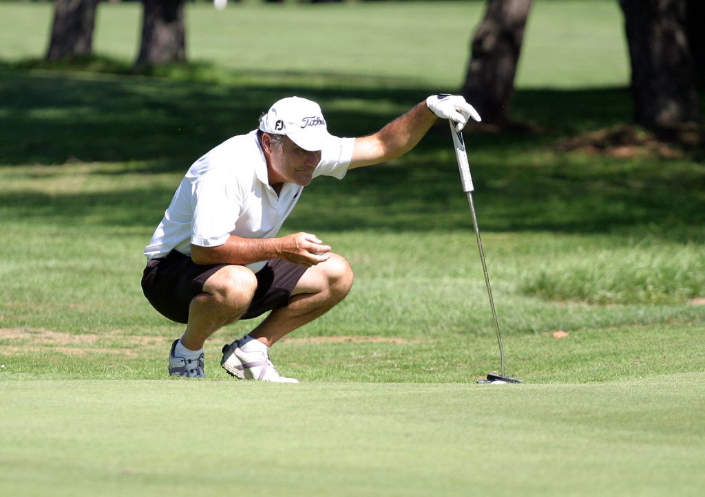 The Madawaska Golf Club's Perry Freda was yesterday's senior winner. Photo by Jake Davies