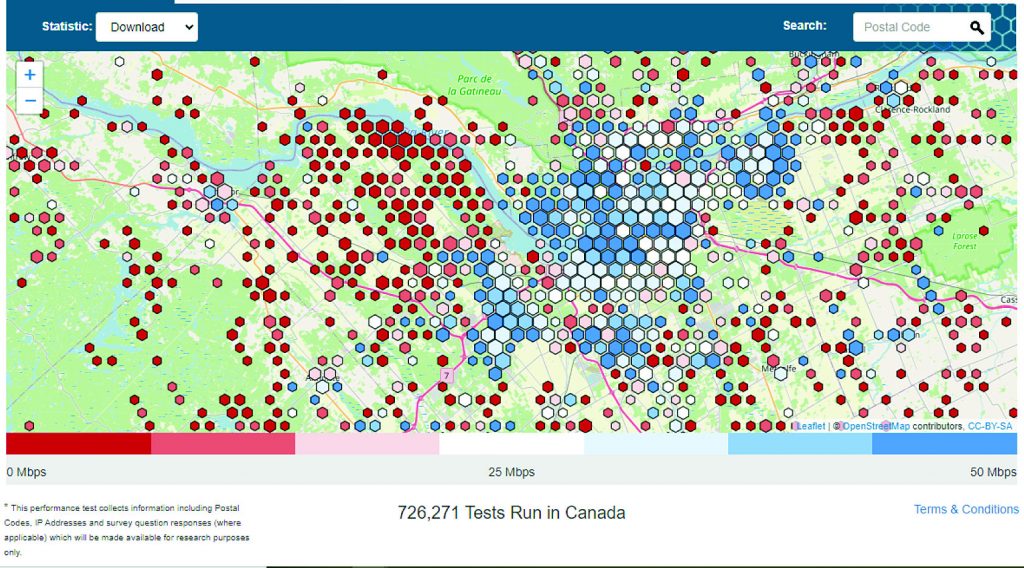 The CIRA says rural Internet speeds are 12 times slower than their urban counterparts on average. Courtesy Ken Holmes