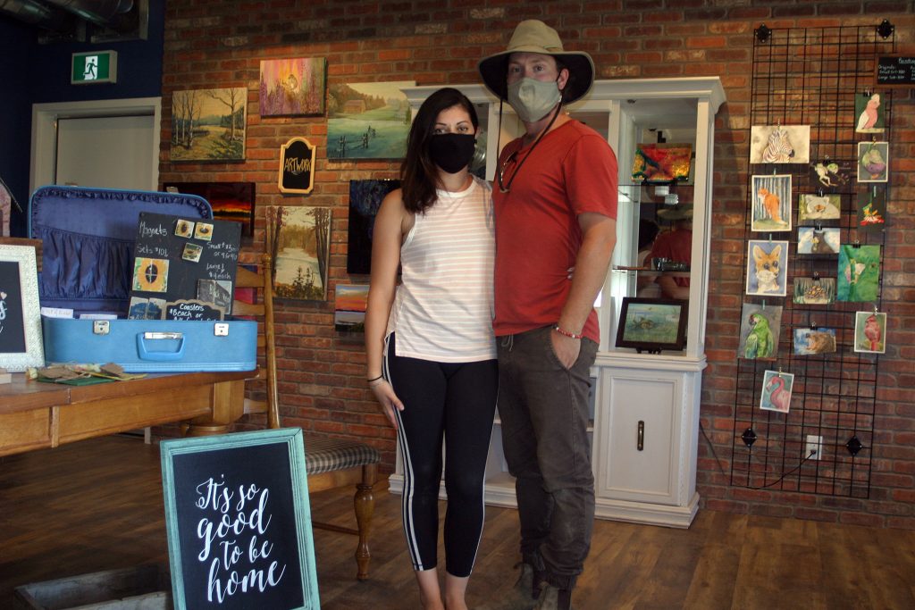 Inside the front doors of March Meadow is the store featuring produce and local artisans' work at their Murphy Side Road location. Photo by Jake Davies