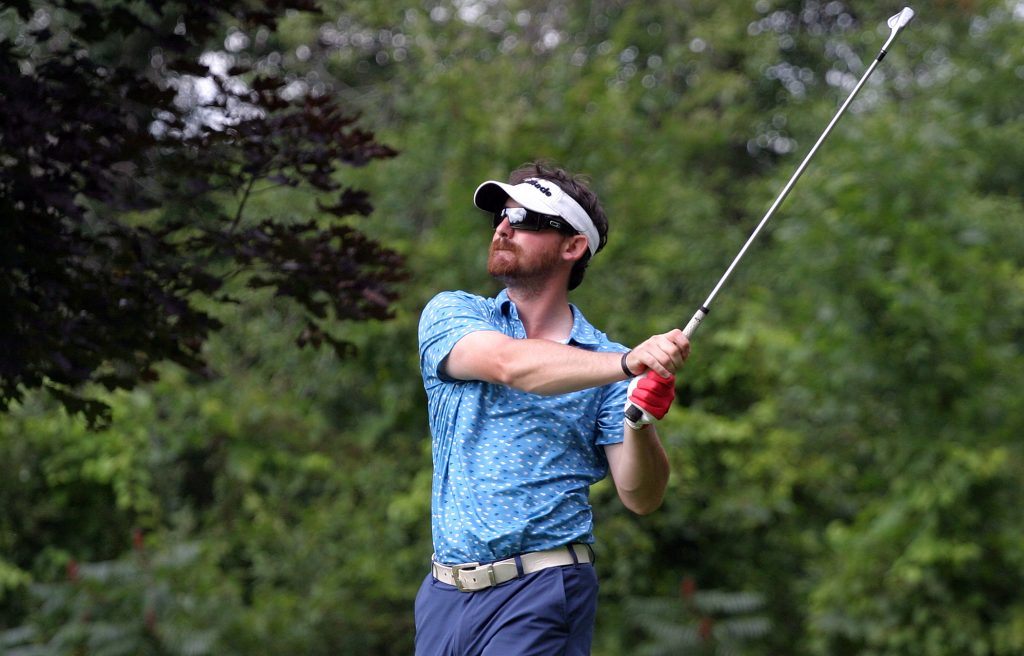 Adam Ferris shot an opening round 68 to lead the way to the 2020 Open Championship. Photo by Jake Davies