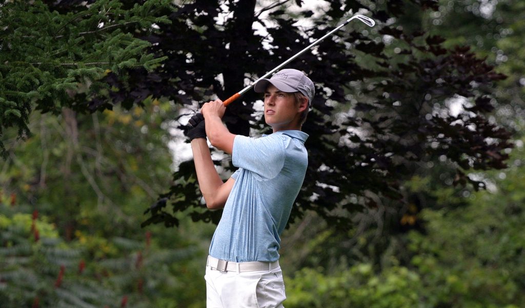 Dunrobin's Ty Rouse shot a four-under par 68 on Day 1, continuing right where he left off after winning the OVGA Junior Match Play Championship the week before. Photo by Jake Davies