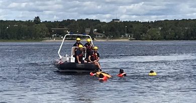 Firefighters rescue kayakers Sunday afternoon