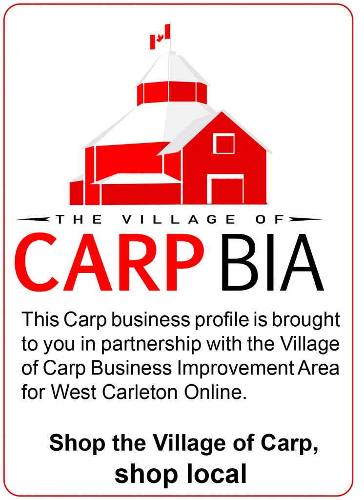 Carp village BIA logo.