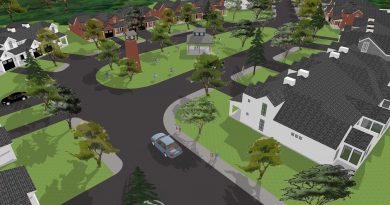 An artist conception of Huntley Hollow. Courtesy