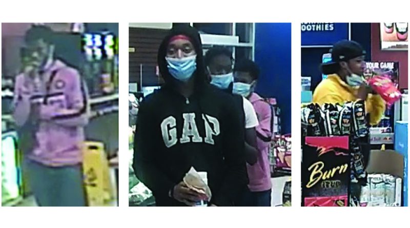 Photos of four potential witnesses.