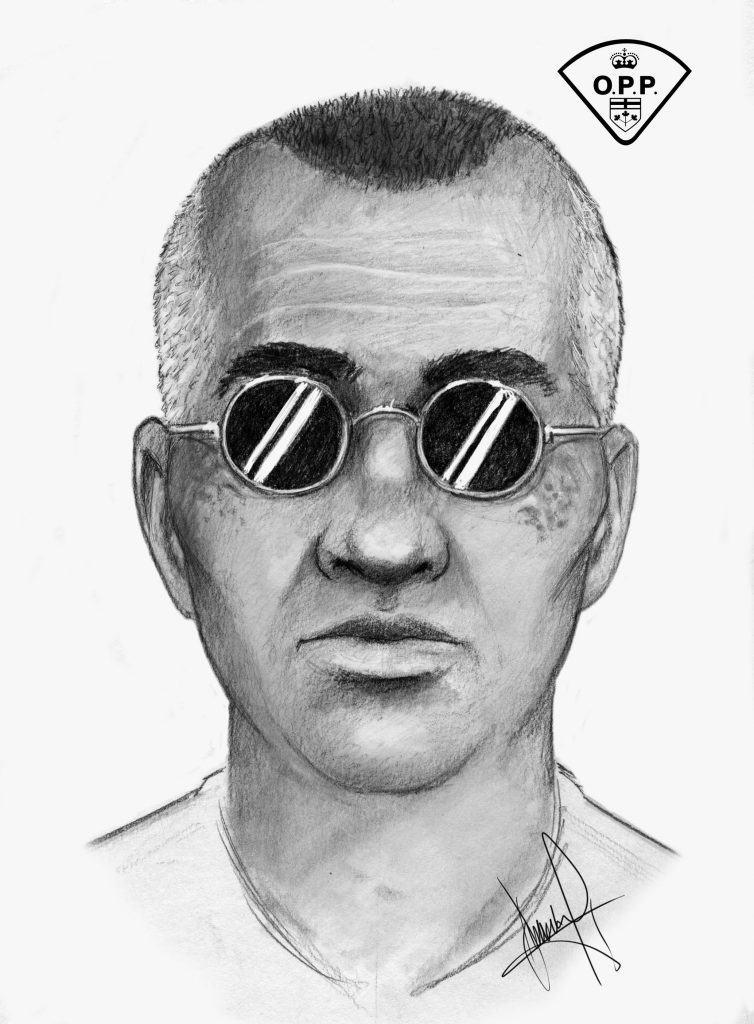 A composite sketch of a suspect wanted in an attempted March Road abduction.