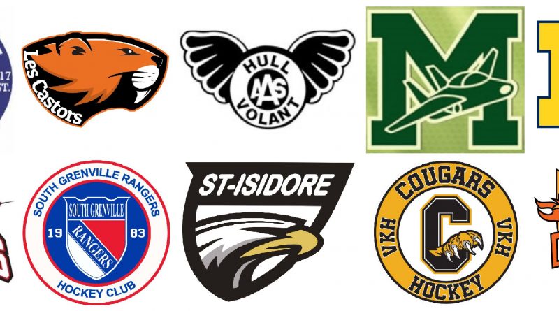 An image of all the NCJHL teams logos.