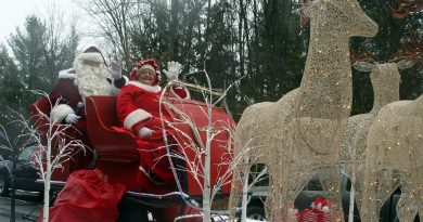 Santa and Mrs. Claus at last year's Carp parade.