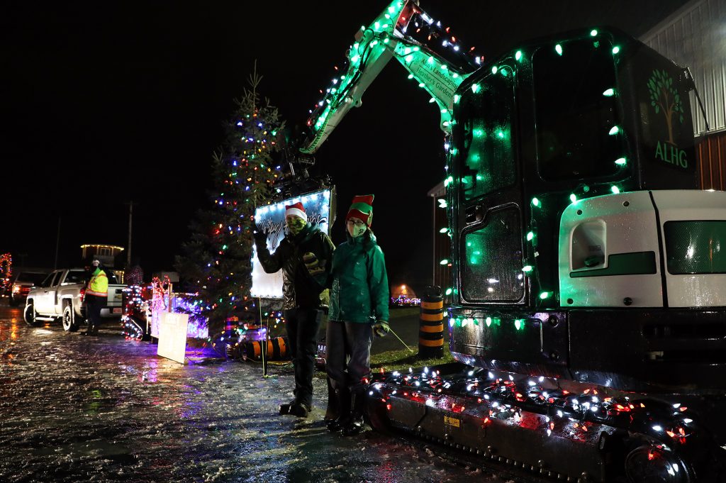 Alan's Landscaping and Heather's Garden were one of several local businesses taking part in the parade.