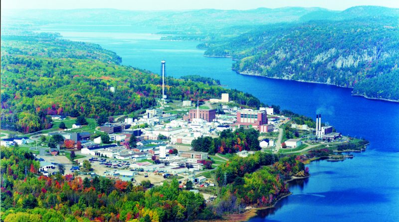 An aerial view of Chalk River Laboratories.