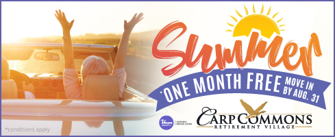 Carp Commons summer promotional deal.