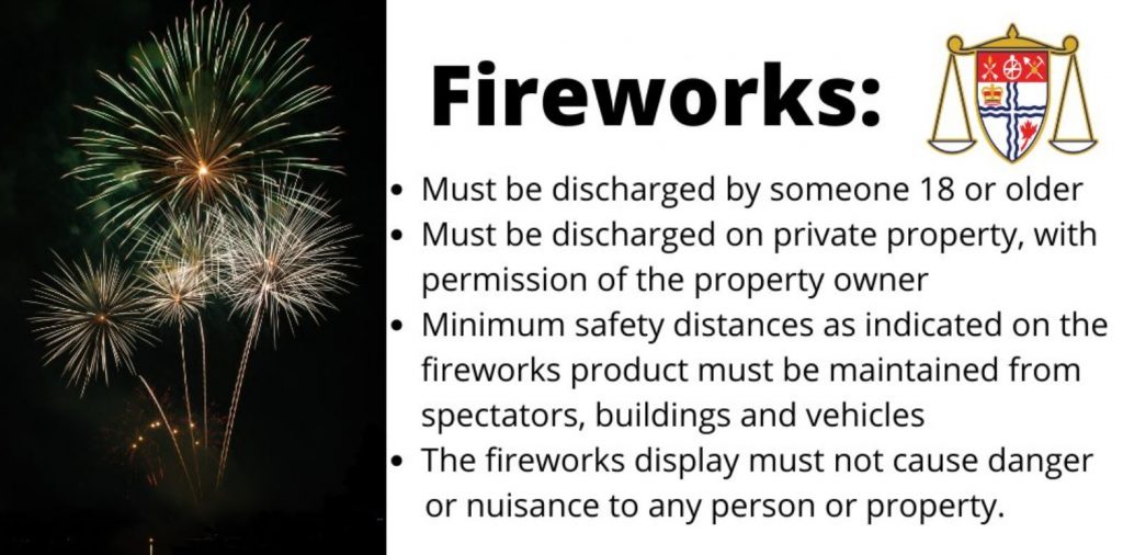 A poster about fireworks.